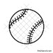 Baseball ball svg | T-ball ball svg file