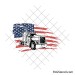 American flag trucker png | Truck trailer svg