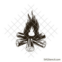 Campfire svg | Bonfire svg