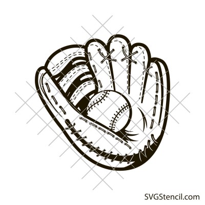 Baseball glove svg | Baseball mitt svg
