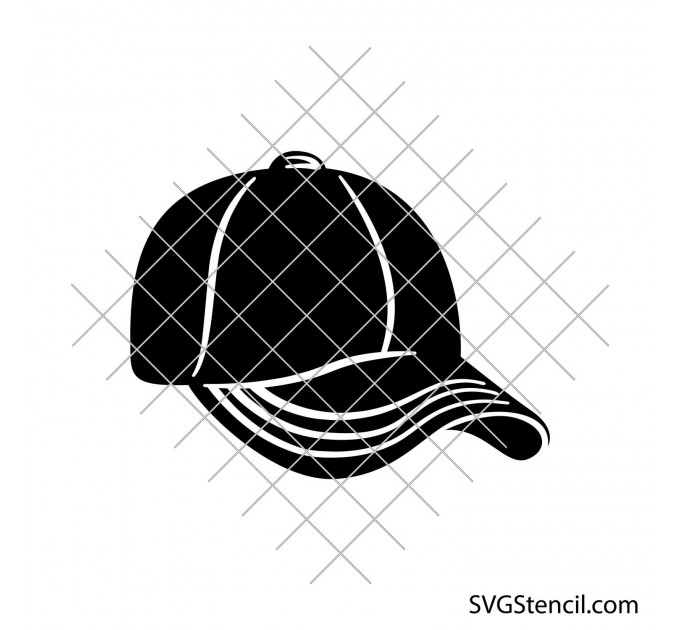 Ball cap svg design | Baseball hat svg